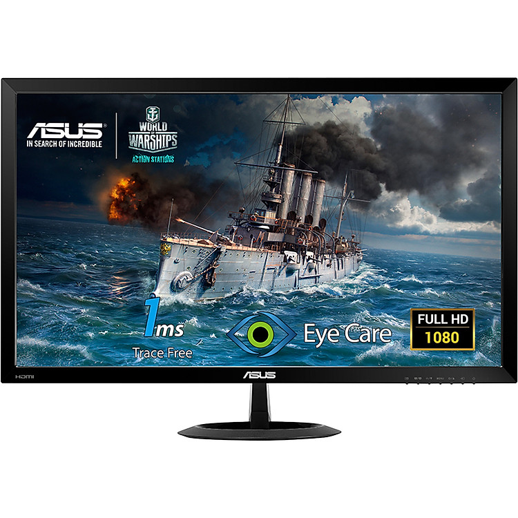 Màn Hình Gaming Asus VX278H 27 inch Full HD (1920 x 1080) 1ms 75Hz TN Stereo RMS 1.5W x 2 - Hàng Chính Hãng