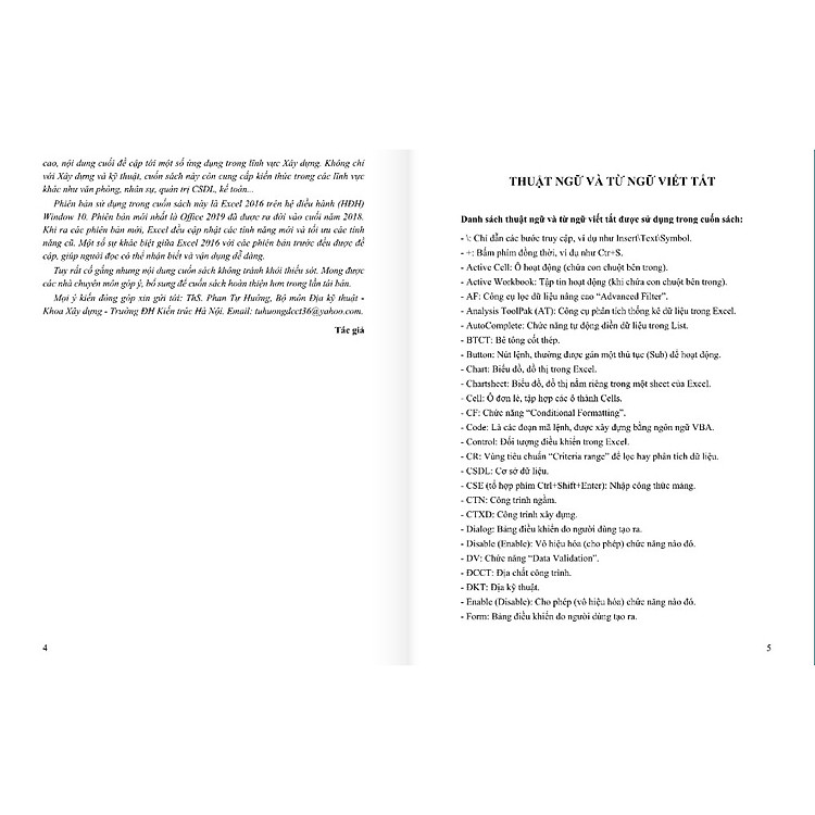 Excel Nâng Cao Và Các Ứng Dụng Trong Xây Dựng - Ảnh 4