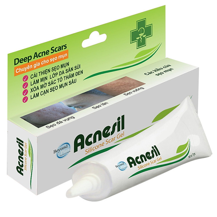 Acnesil Gel Silicone Cho Giải Pháp Hiệu Quả Cho Sẹo Mụn 10g