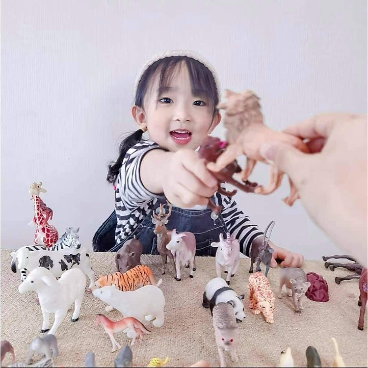 Đồ Chơi Mô Hình Động Vật Hoang Dã Bằng Nhựa Dẻo (58 Chi Tiết) - Ảnh 6