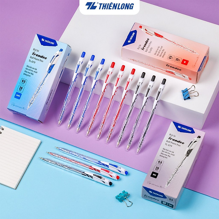Bút Bi Thiên Long TL-079 (20 chiếc) - Ảnh 2