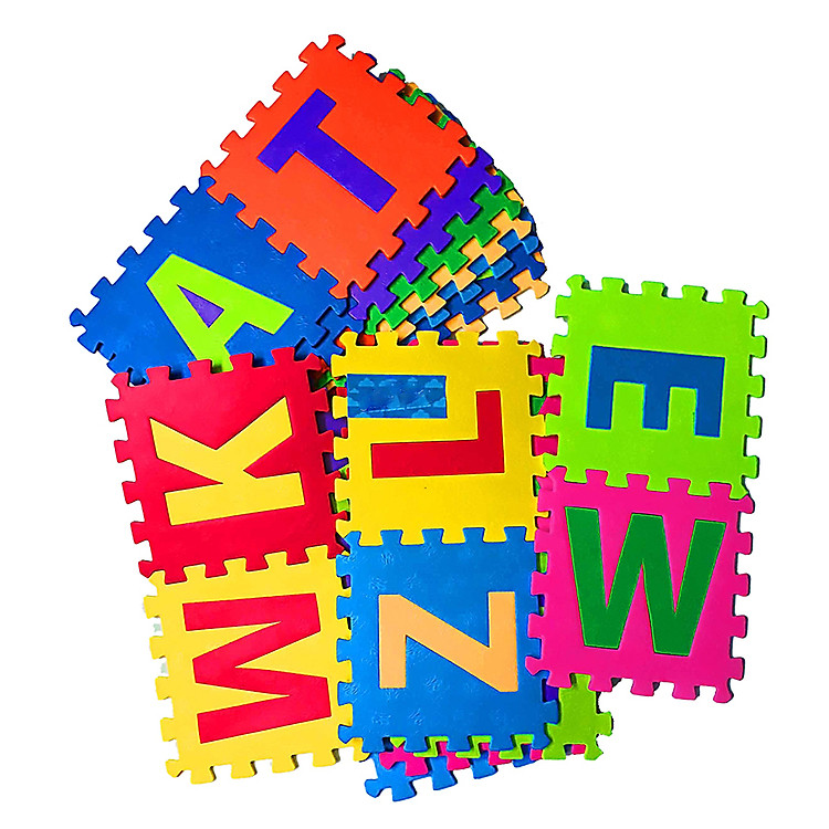 Bộ 26 Miếng Thảm Cao Su Phước Thành Hình Chữ Cái (30 x 30 cm)