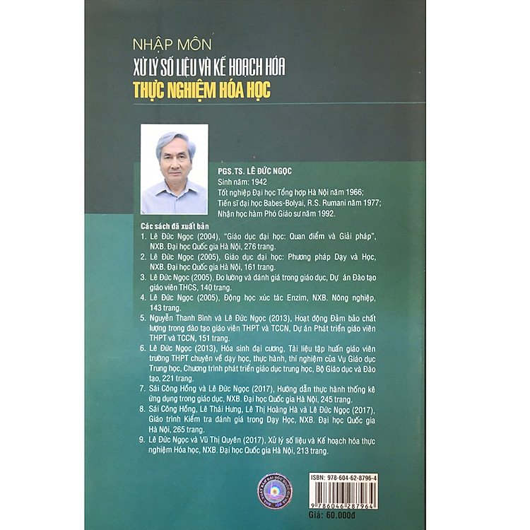 Nhập Môn Xử Lý Số Liệu Và Kế Hoạch Hóa Thực Nghiệm Hóa Học - Ảnh 2