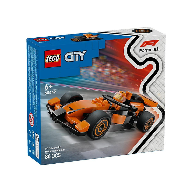 LEGO CITY 60442 Xe Đua F1 Chính hãng Ưu đãi - Hình ảnh 2