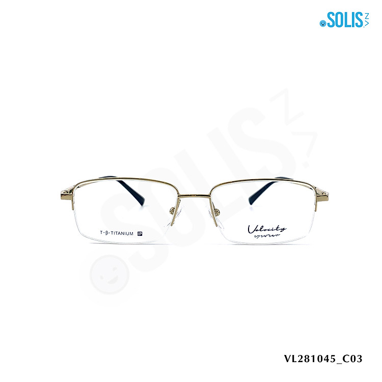 Gọng kính kim loại hiệu Velocity VL281045 - KÍNH TITAN HIỆU VELOCITY VL281045 KÍCH THƯỚC 53-17-145