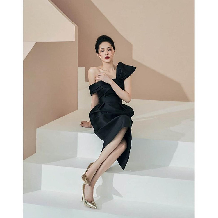 QUẢNG CHÂU Đầm dự tiệc sang trọng thiết kế ôm body Merc CAO CẤP