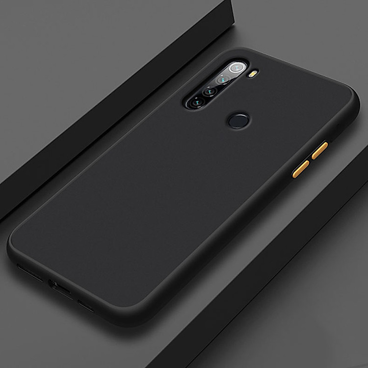 Ốp lưng cho Xiaomi Redmi Note 8 trong nhám viền màu