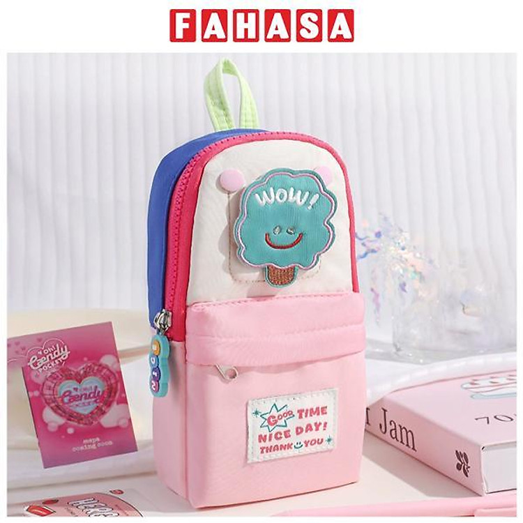 Bóp Viết Vải Dạng Đứng Shunde 9121 – Màu Hồng