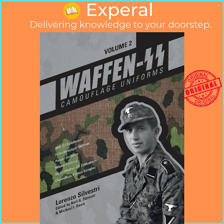 Sách - Waffen-SS Camouflage Uniforms, Vol. 2 - M44 Drill Uniforms * Fallschi by Michael I. Davis (UK edition, hardcover)