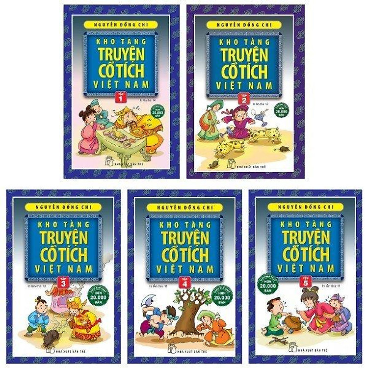 Combo Sách Kho Tàng Truyện Cổ Tích Việt Nam (Bộ 5 Tập)