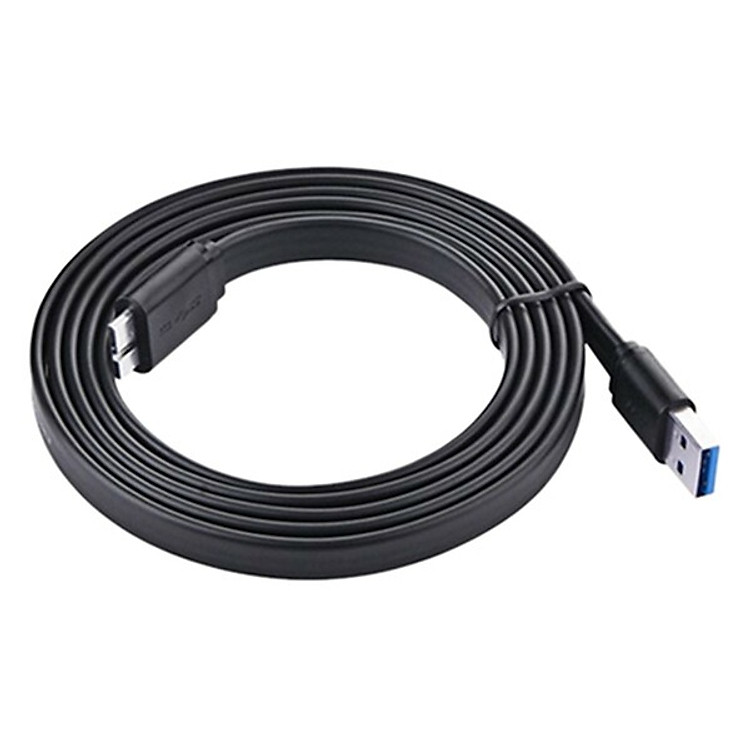 Cáp micro USB 3.0 dẹt dùng cho Samsung Note3/S4 - Hàng Chính Hãng