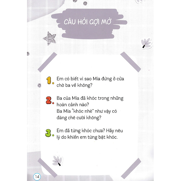 Cùng Bé Phát Triển Chỉ Số EQ - Chuyện Cha Con - Con Khóc Cũng Được Ba Nhỉ! - Ảnh 7