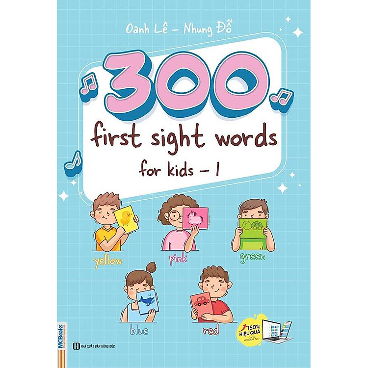 300 First Sight Words For Kids – Tập 1