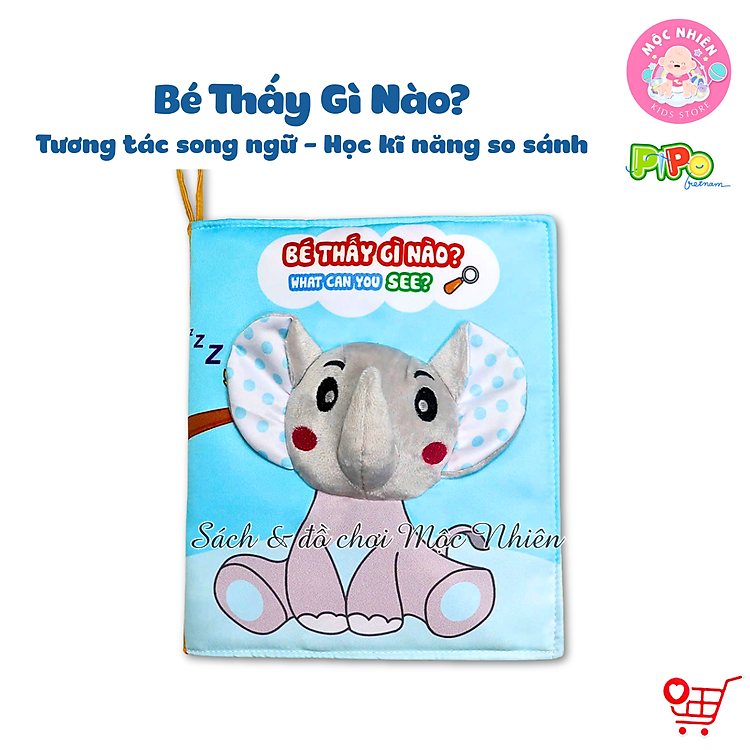 Mua tại Tiki: Sách vải Bé thấy gì nào? - Pipovietnam Chính hãng Giá rẻ