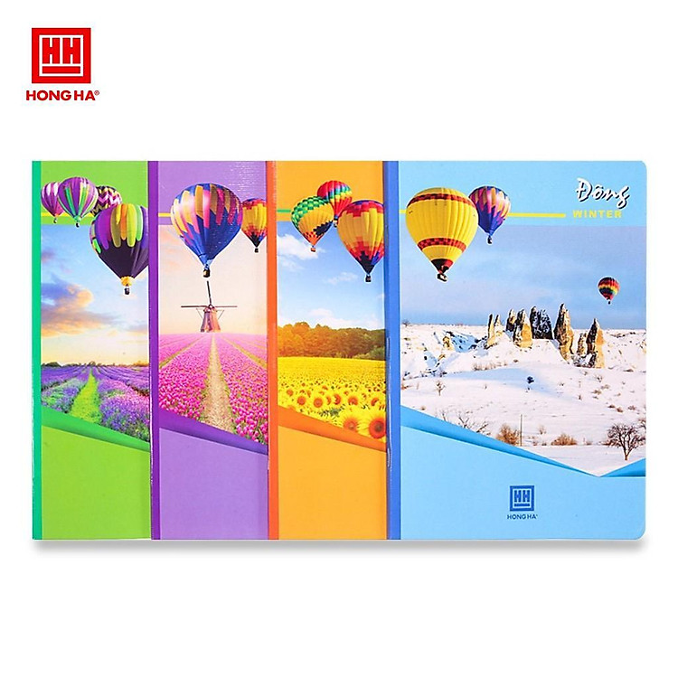 Vở kẻ ngang Hồng Hà Pupil Bốn Mùa (200 trang)