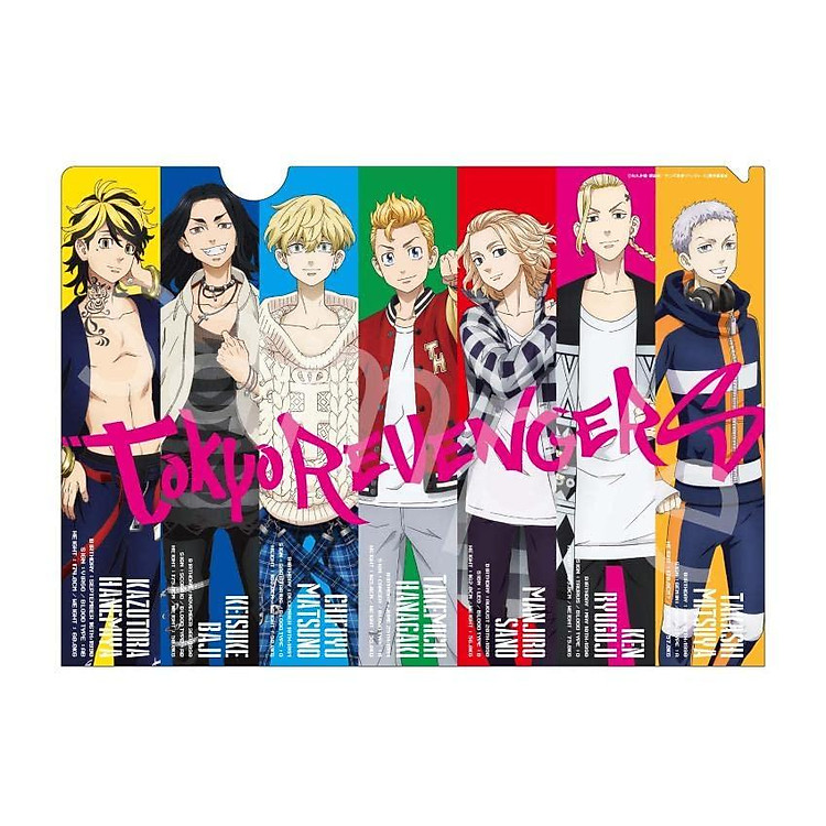 TV Anime Tokyo Revengers Clear File Book Vol. 1 (Japanese Edition) - Ảnh 3