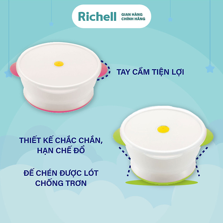 Mua Chén ăn dặm Richell Nhật Bản 200ml Chính hãng Giá tốt - Hình ảnh 3