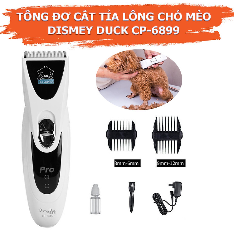 Tông Đơ Cắt Tỉa Lông Chuyên Nghiệp Cho Chó Mèo TONGDO DISMEY DUCK CP 6800 - YonaPetshop