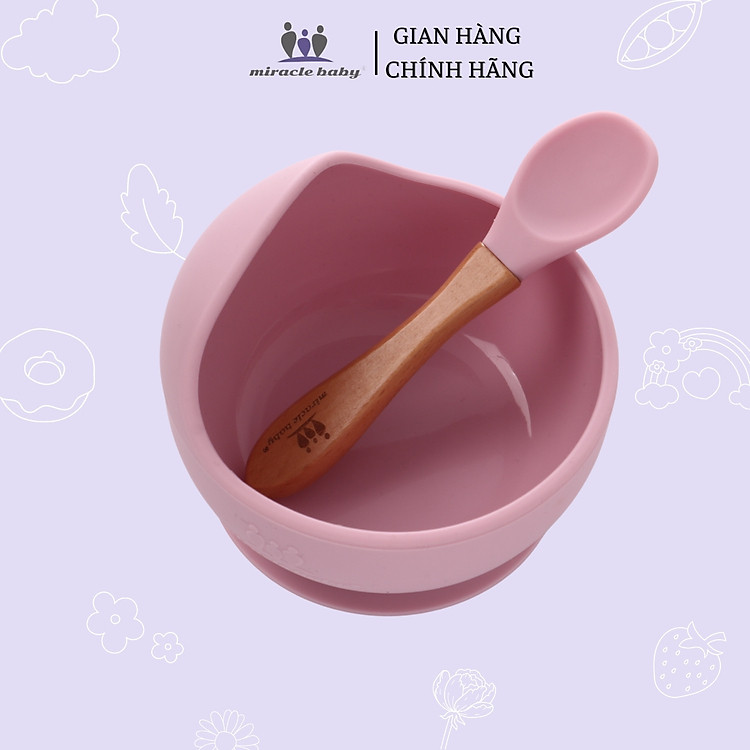 Mua Chén ăn dặm silicone Miraclebaby cho bé Chính hãng Tiết kiệm