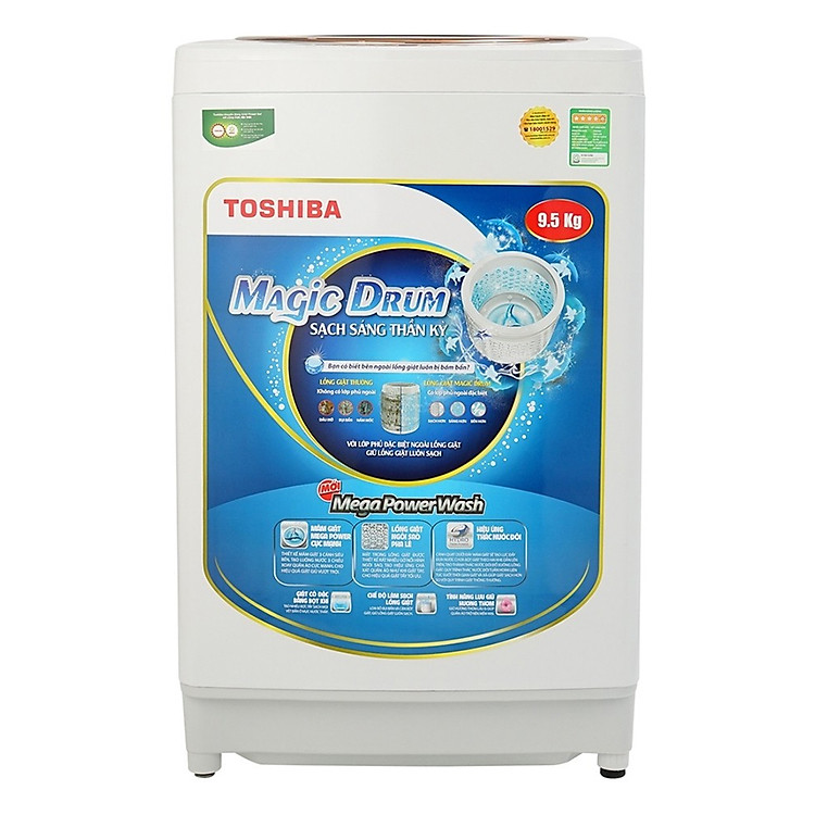 Máy Giặt Cửa Trên Toshiba ME1050GVWD (9.5 Kg) - Hàng Chính Hãng