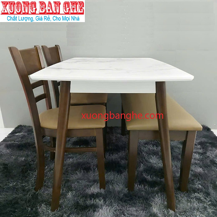 Bộ bàn ăn 2 ghế mostar giả đá FREESHIP HCM Biên Hòa Bình Dương