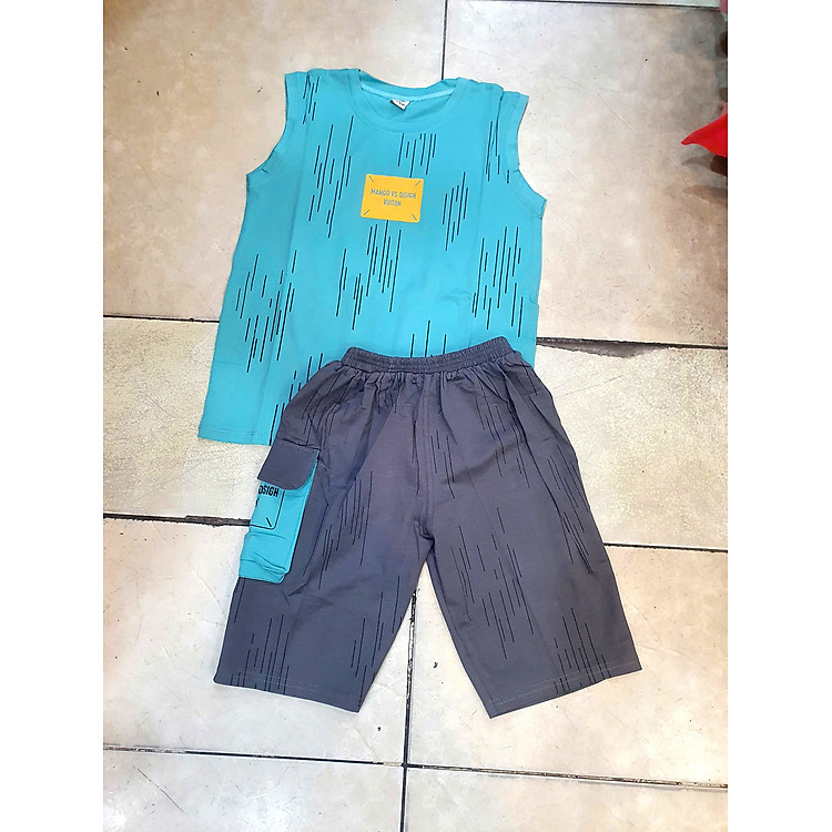 XẢ HÀNG LẺ SIZE Đồ bộ cho bé trai từ 26-33kg chất cotton 4 chiều bền mát