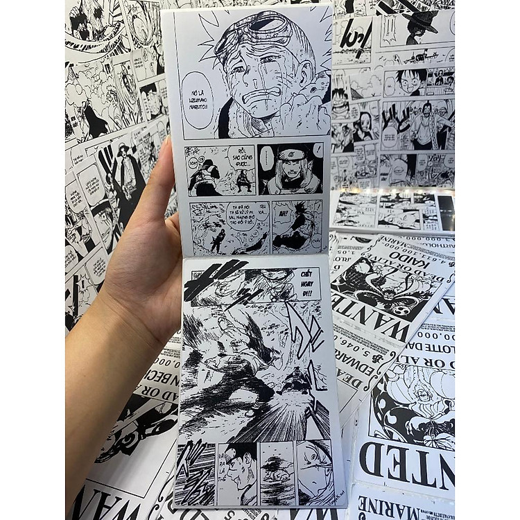 Truyện Tranh Dán Tường One Piece – Naruto – Dragon Ball (50 miếng)