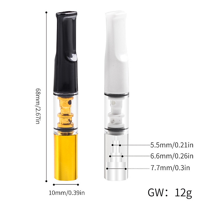 Bộ 2 Tẩu Thuốc Nhựa Dẻo Gắn Điếu Bảo Vệ Sức Khỏe (CB003) - Ảnh 4