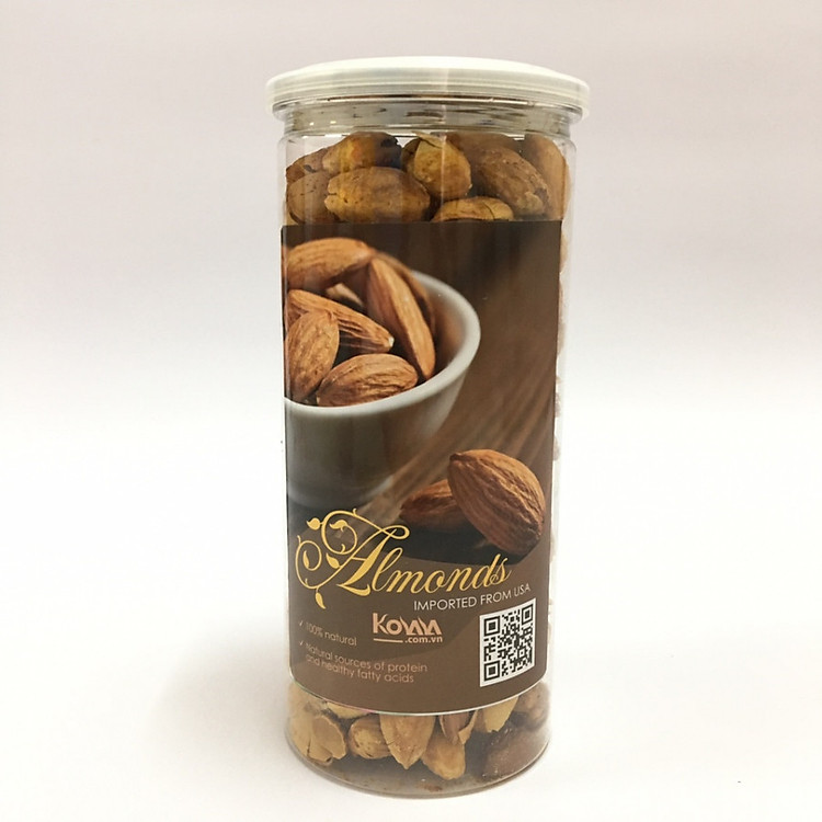 Hạnh Nhân Mỹ Rang Bơ Vỏ Mỏng Mỹ Kolala Hộp 500gr