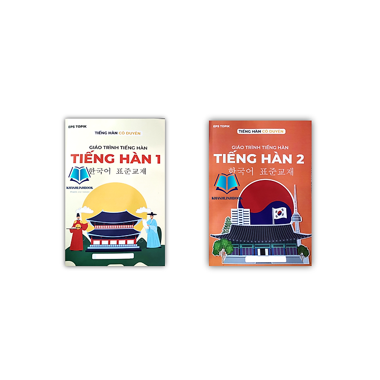 Combo giáo trình tiếng Hàn 1 + 2