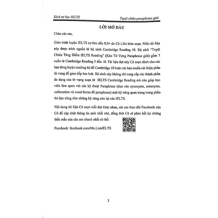 Tuyệt Chiêu Tăng Điểm Ielts Reading - Kho Từ Vựng Paraphrase Giỏi - Ảnh 6