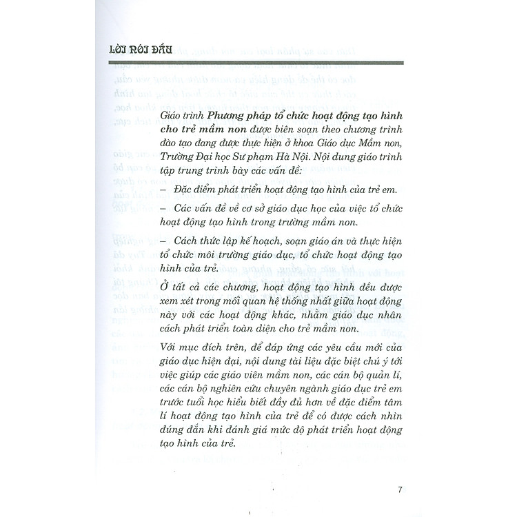 Phương Pháp Tổ Chức Hoạt Động Tạo Hình Cho Trẻ Mầm Non (Tái bản 2023) - Ảnh 6