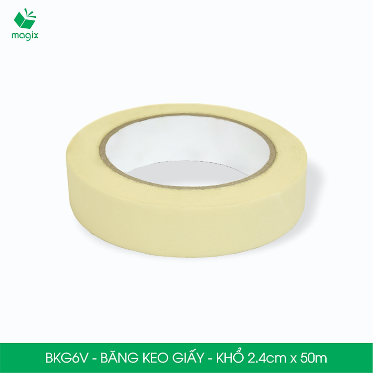 Block băng keo giấy BKG6V (6 cuộn, 2.4cm x 50m) - Ảnh 3