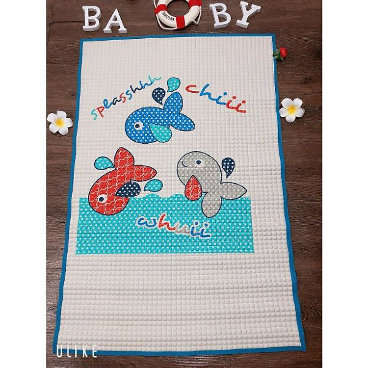 Chiếu cao su đệm mát cho bé