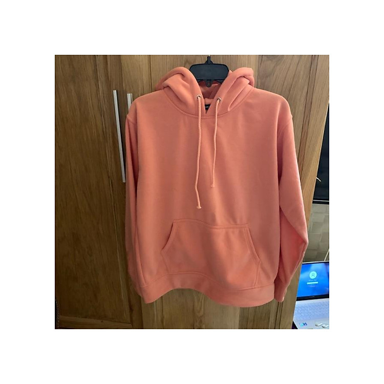 Áo hoodie unisex 2T Store H13 Cam Pastel - Áo khoác nỉ bông chui đầu nón 2 lớp dày dặn chất lượng đẹp