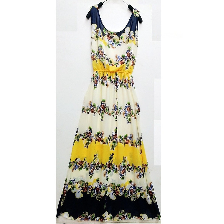 Thướt tha, nữ tính với váy - đầm dài đi biển NH26