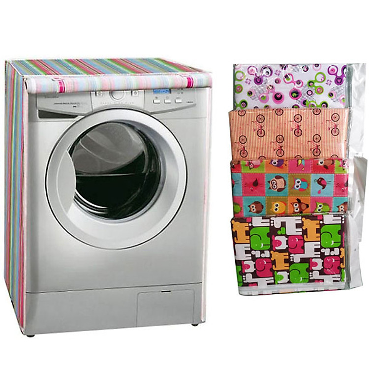 Áo Trùm Máy Giặt Cửa Trước Vải Dù 10-12kg Chống Thấm Chống Rách Thanh Long