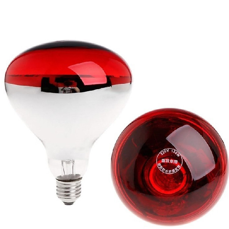 Bóng đèn hồng ngoại sưởi gia cầm gà vịt ấp trứng 150W
