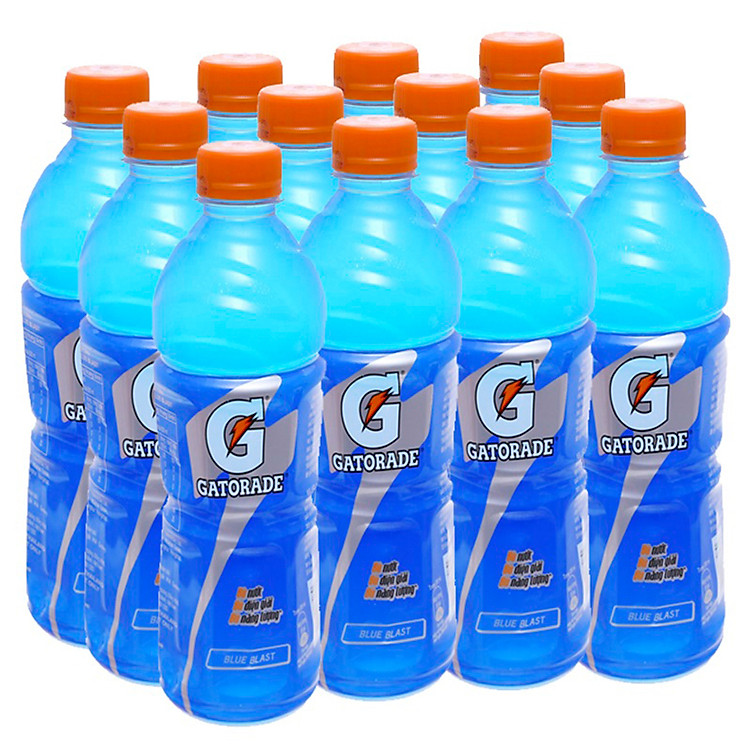 Thùng 12 Chai Nước Uống Điện Giải Gatorade Vị Blue Blast (12 x 500ml)