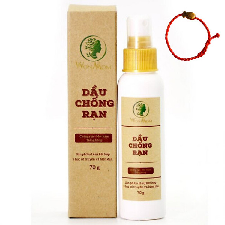 Dầu chống rạn Wonmom tặng kèm vòng Phong Thủy Cho Em Bé