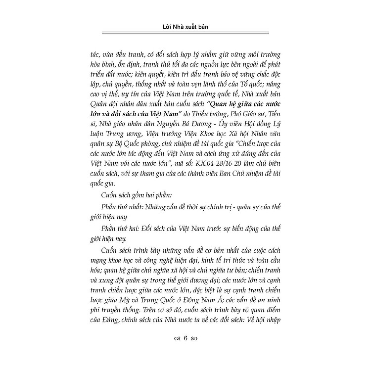 Quan Hệ Giữa Các Nước Lớn Và Đối Sách Của Việt Nam - Ảnh 4