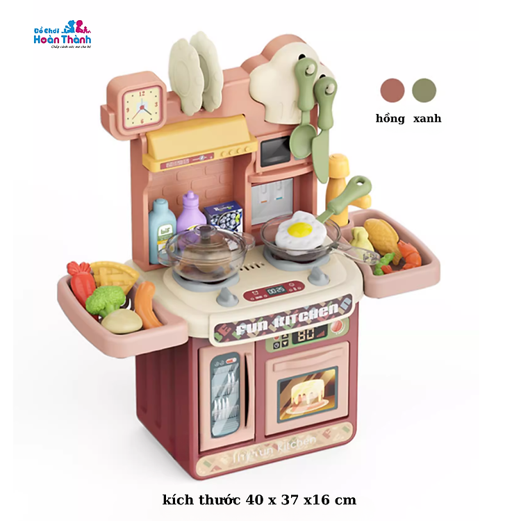 Mua Bộ đồ chơi nhà bếp 40cm - Hồng Chính hãng Ưu đãi - Hình ảnh 2