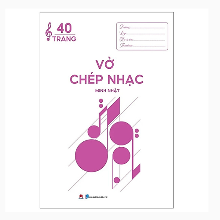 Vở Chép Nhạc 40 Trang (Huy Hoàng)