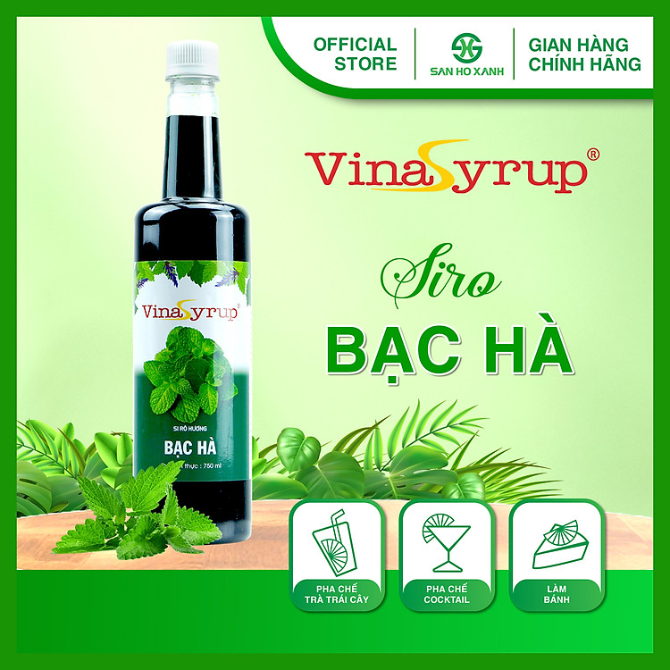 Si Rô VinaSyrup 750ml - 21 Vị Trái Cây Tự Nhiên