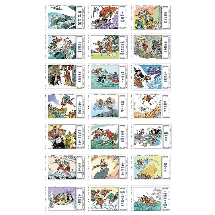 Tây Du Ký – Truyện Tranh – Trọn Bộ 21 Quyển