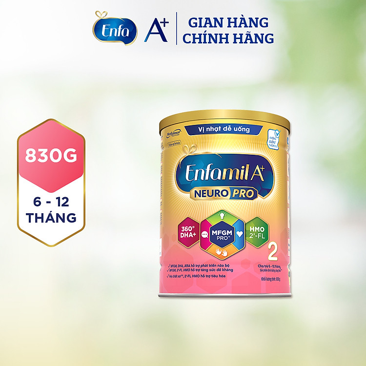 Sữa bột Enfamil A+ NeuroPro 2 cho trẻ 6-12 tháng Giá tốt - Hình ảnh 2