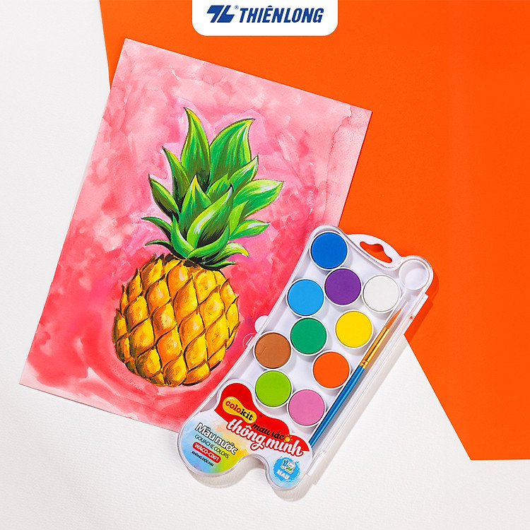 Bộ Màu Nước Dạng Nén Thiên Long Colokit WACO-C001 (12 màu)