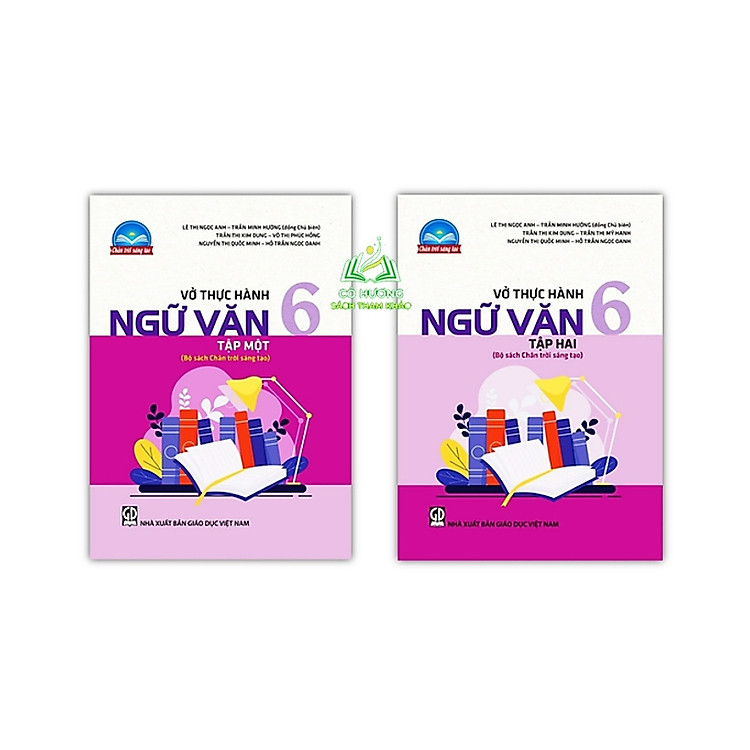 Sách - Combo Vở thực hành Ngữ văn 6 (Tập 1 + Tập 2) (Bộ sách Chân trời sáng tạo)