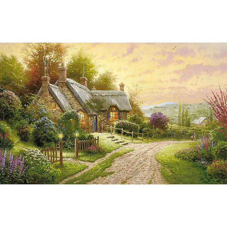 Bộ tranh xếp hình 330 mảnh Khói Lam Chính hãng Giá rẻ - Hình ảnh 2