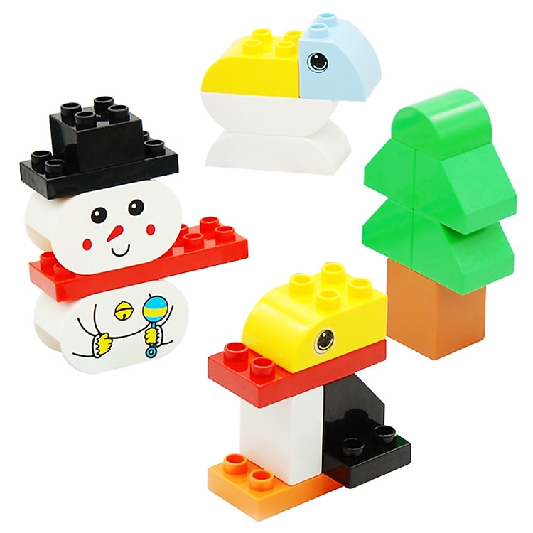 Đồ Chơi Ghép Hình Duka Mùa Đông DK81077 Chính hãng Ưu đãi - Hình ảnh 5